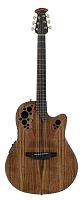 Ovation CE44P-FKOA Celebrity Elite Plus Mid Cutaway Figured Koa