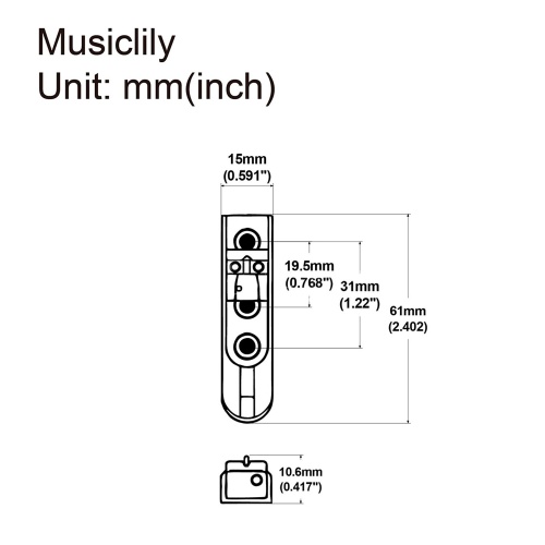 Musiclily MX1844BK фото 6