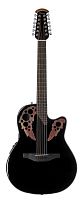 Ovation CE4412-5 Celebrity Elite Mid Cutaway 12-string Black